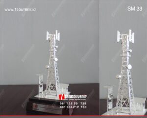 souvenir miniatur tower bts telkomcel